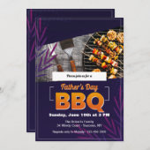 BBQ時間 招待状 (正面/裏面)