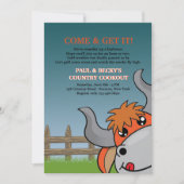 BBQ来招待状 招待状 (正面)