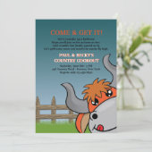 BBQ来招待状 招待状 (スタンド正面)