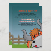 BBQ来招待状 招待状 (正面/裏面)