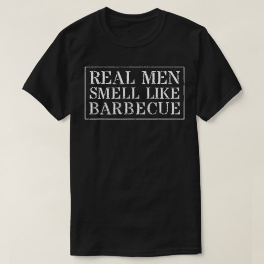 BBQ焼おもしろいきギフト_人実在がバブのように臭う Tシャツ (デザイン正面)