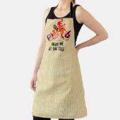 BBQ焼おもしろいき肉ハム炎火 エプロン (インサイチュ)