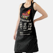 BBQ焼き肉おもしろいケバブ炎グルメ エプロン (インサイチュ)