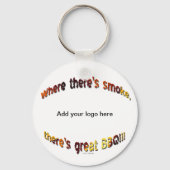 BBQ煙 キーホルダー (正面)