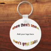 BBQ煙 キーホルダー (正面)