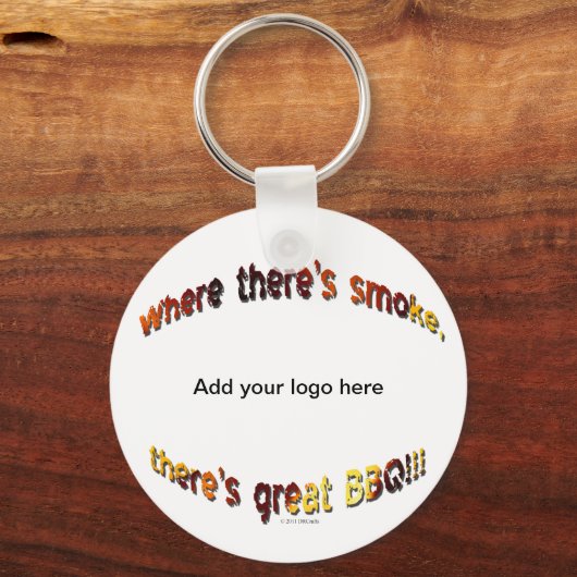 BBQ煙 キーホルダー (正面)
