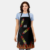 BBQ父の日パパグランドパギフトカボス エプロン (着用した状態)