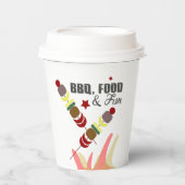 BBQ父の日パパグランドパクックアウト 紙コップ (正面)