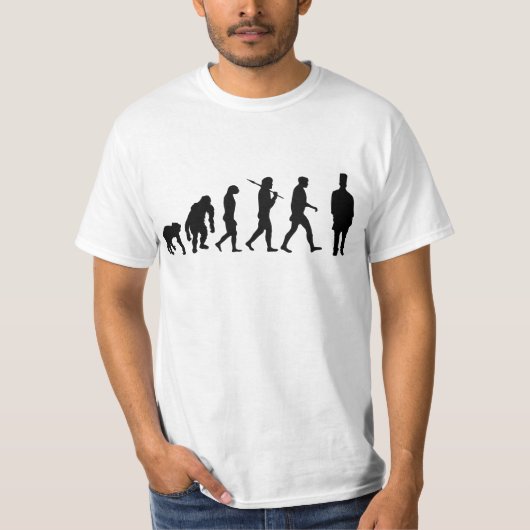 BBQ王を調理しているMens Workaholic Chef Evolve調理師 Tシャツ (正面)