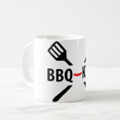 BBQ王アイコン コーヒーマグカップ (正面左)