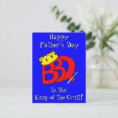 BBQ王父の日の郵便はがき ポストカード (スタンド正面)