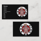 "BBQ王"の名刺 名刺 (正面/裏面)