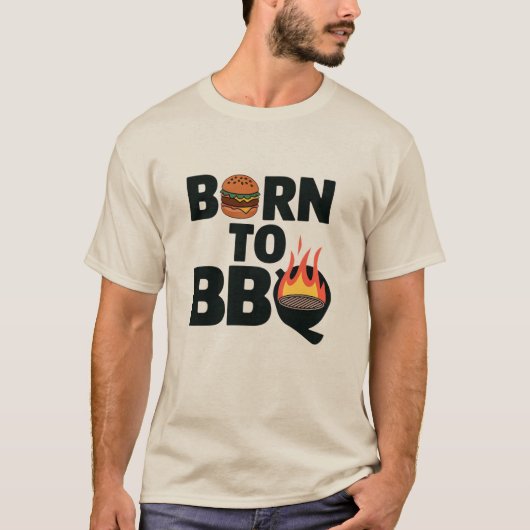 BBQ生まれへ Tシャツ (正面)