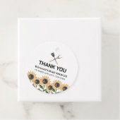 BBQ素朴ひまわりモダン赤ちゃんシャワー フェイバータグ (インサイチュ)