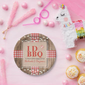 BBQ素朴婚約パーティカップルシャワー ペーパープレート (パーティー)