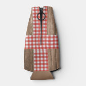 BBQ素朴婚約パーティカップルシャワー ボトルクーラー (裏面)