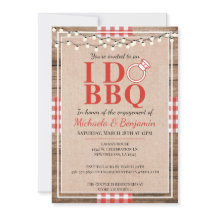 BBQ素朴婚約パーティカップルシャワー