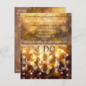 BBQ結婚式招待状 招待状 (正面/裏面)