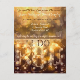 BBQ結婚式招待状 招待状