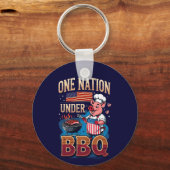 BBQ統一国家 〜 ヴィンテージシェフのグリルマスター キーホルダー (裏面)