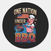 BBQ統一国家 〜 ヴィンテージシェフグリルマスター ラウンドシール (正面)
