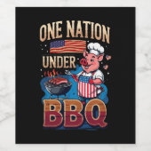 BBQ統一国家 〜 ヴィンテージシェフグリルマスター ワインラベル (シングルラベル)