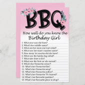 BBQ誕生日の女の子をどれだけ知っているか (正面/裏面)