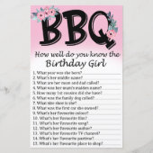 BBQ誕生日の女の子をどれだけ知っているか (正面)