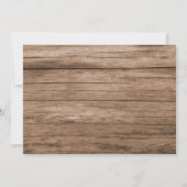 BBQ誕生日パーティーの招待 招待状 (裏面)