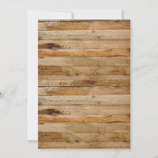 BBQ誕生日ベビーシャワーパーティの招待状 招待状 (裏面)