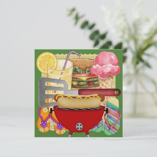 BBQ調理師アウト 招待状 (スタンド正面)