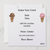 BBQ調理師アウト 招待状 (裏面)