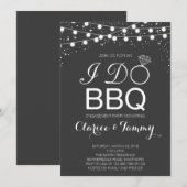 BBQ ウェディング インビテーション / BBQ 婚約パーティー (正面/裏面)