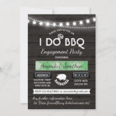 BBQ エンゲージメントパーティーの写真招待状 招待状 (正面)