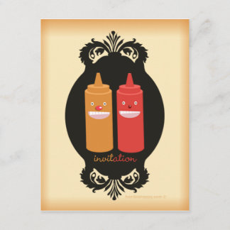 BBQ、キッズ·パーティー、ホット·ドッグなどの招待状 招待状