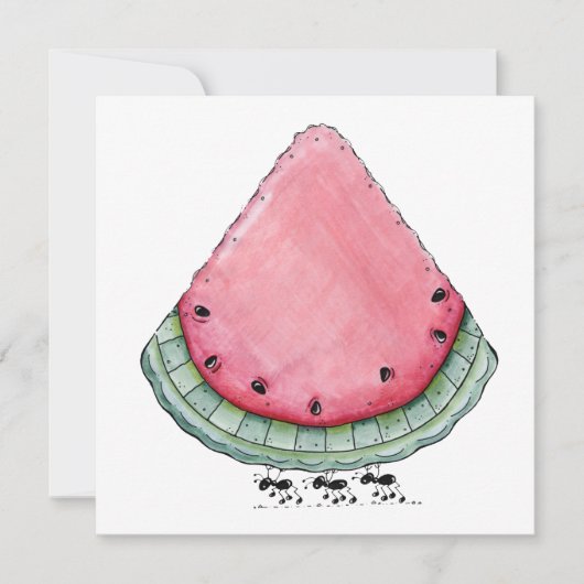 BBQ /クックアウト/ピクニック招待状by SRF 招待状 (正面)