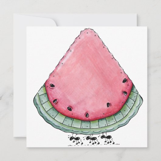 BBQ /クックアウト/ピクニック招待状by SRF 招待状 (正面)