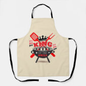 BBQ – グリルのキング エプロン (正面)