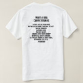 BBQ コンペティションとは Tシャツ (デザイン裏面)