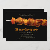 BBQ/バーベキューパーティの招待状 招待状 (正面/裏面)