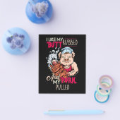 BBQ|バーベキュー グリルマスターのような Butt Rubbed & Pork Pulled チラシ (シングル)