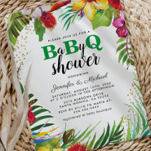BBQ ベイビー カップル シャワー | トロピカル ベイビーq バーベキュー