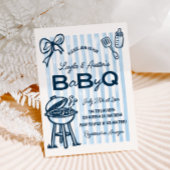 BBQ ベビーシャワー カップル ベビーQ 招待状