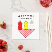 BBQ ベビーシャワー スタンダードカクテルナプキン (インサイチュ)