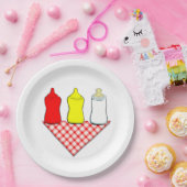 BBQ ベビーシャワー ペーパープレート (パーティー)