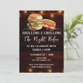 BBQ 前夜のグリルとチルナイト 招待状 (スタンド正面)