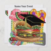 BBQ – 卒業/毎日！SRF 招待状 (正面/裏面)