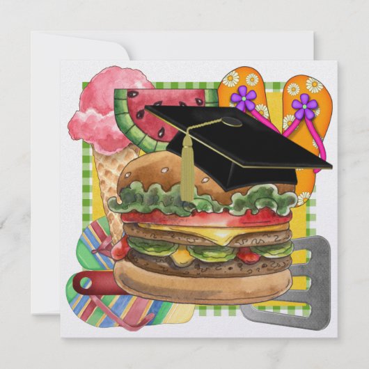 BBQ – 卒業/毎日！SRF 招待状 (正面)