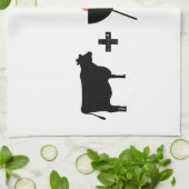 BBQ =幸福 キッチンタオル (折り畳み)