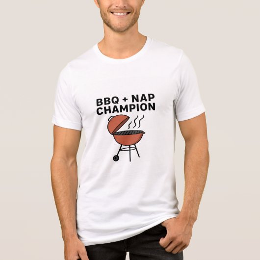 BBQ +昼寝チャンピオン トライブレンドＴシャツ (正面)